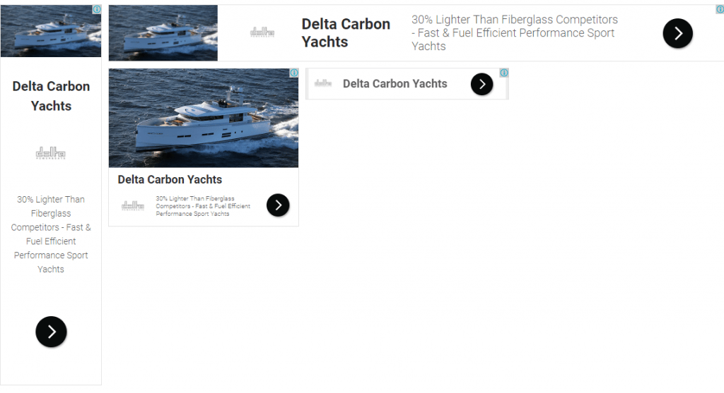 google display advertising yacht marketing delta carbon yacht 88