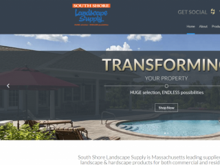 landscape supply company ecommerce website design